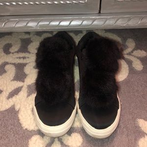 Very cute mossimo sneakers with puff ball detail